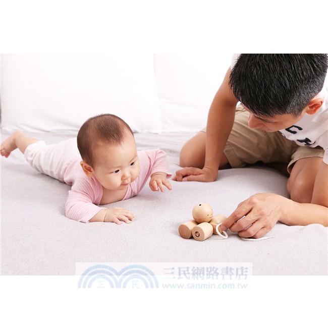 天然原木嬰幼系列-不倒翁拉車