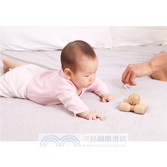 天然原木嬰幼系列-不倒翁拉車