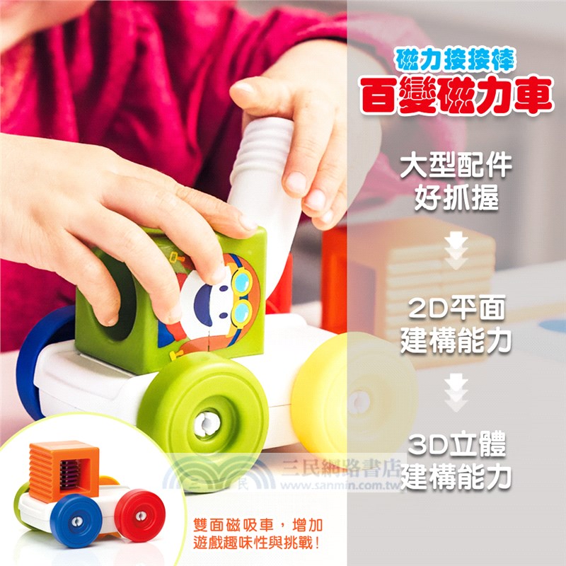 磁力接接棒：百變磁力車