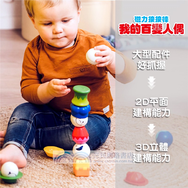 磁力接接棒：我的百變人偶