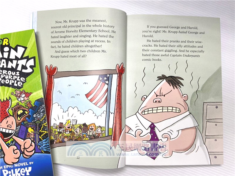 The Adventure of Captain Underpants: color edition (Book 1-10)(全彩平裝本)(共10本)