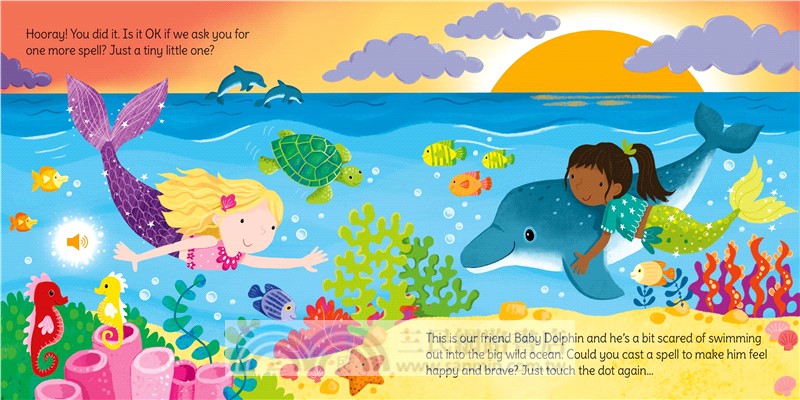 Wand Books Mermaid/Fairy/Unicorn/Wizard (魔法音效書)(共4本)