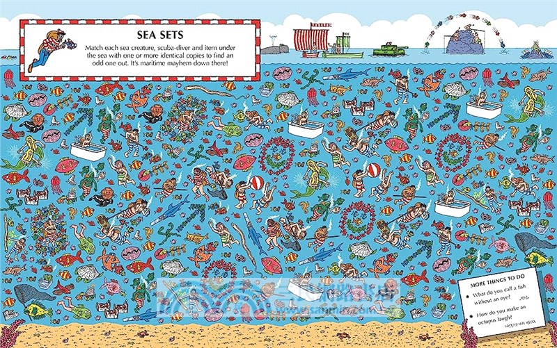 Where's Wally? Wow: Six classic Where's Wally?+Activity Books (12平裝+拼圖組)