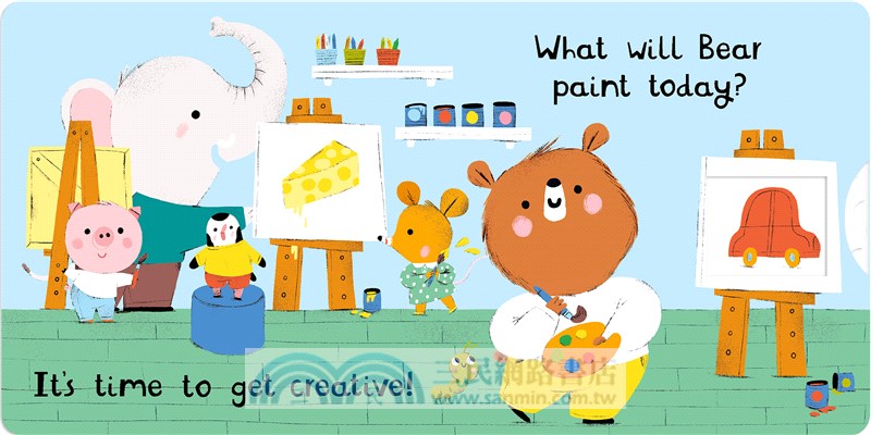 Bear and Mouse 生活認知硬頁操作書(共4本)