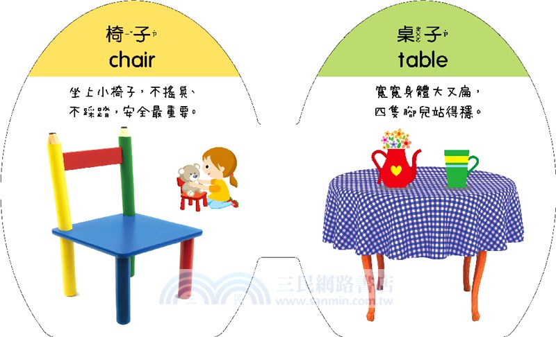 寶貝蛋趣味認知書：生活用品