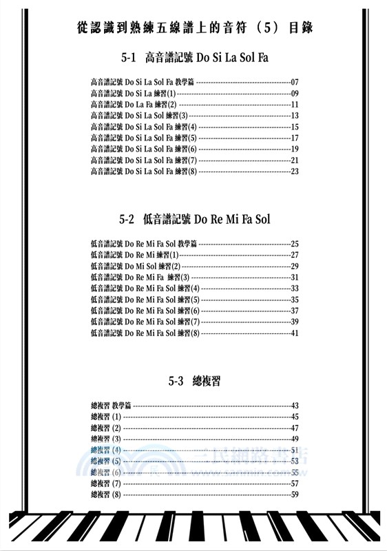 從認識到熟練五線譜上的音符05