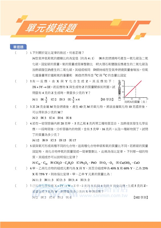 神拿滿級分：化學學測總複習(含解答本)(二版)