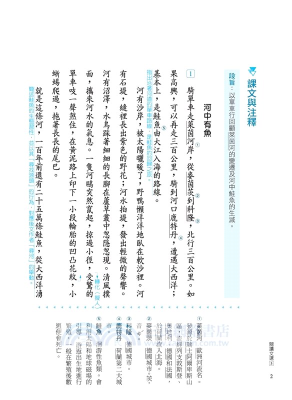 技術型高中國文閱讀文選5