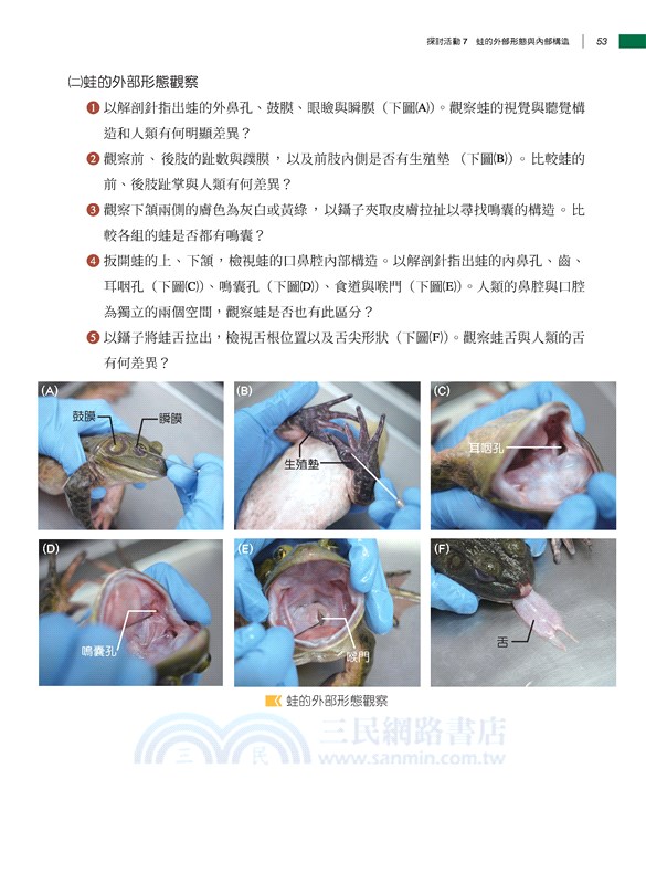 普通型高中選修生物Ⅲ探討活動手冊