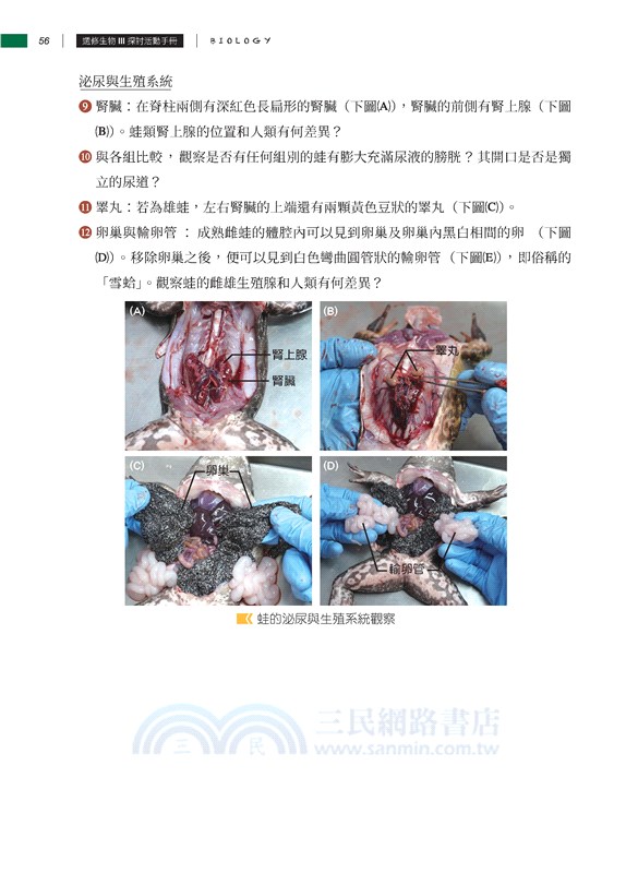 普通型高中選修生物Ⅲ探討活動手冊