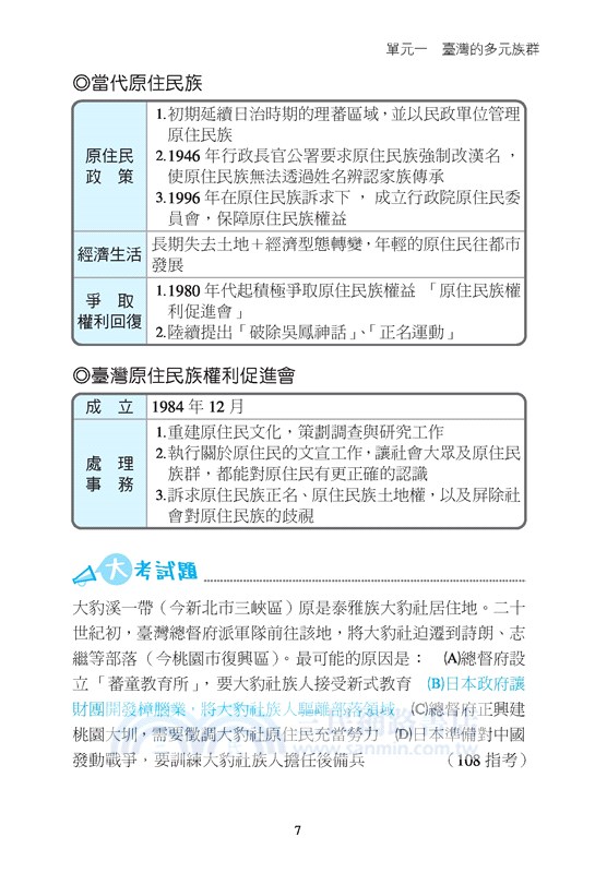 歷史掌心雷(108課綱)