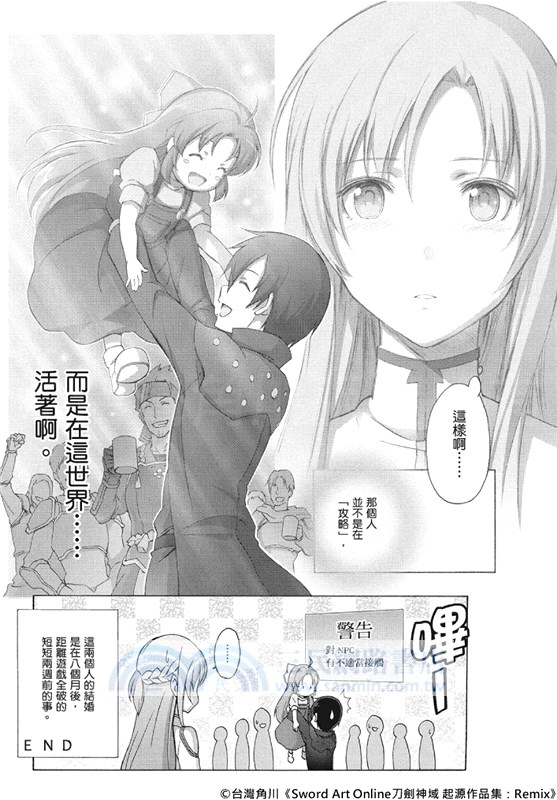 Sword Art Online刀劍神域 起源作品集：Remix