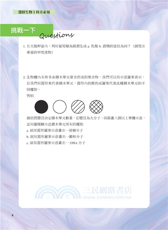 選修生物Ⅰ科青素報