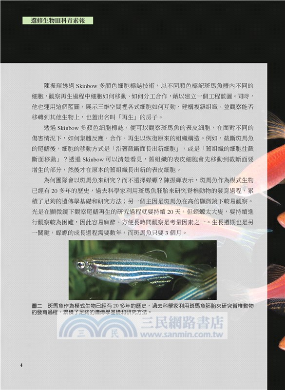 選修生物Ⅲ科青素報