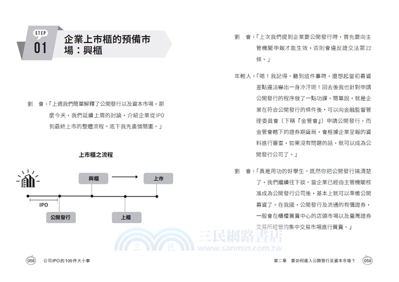 新創公司IPO的100件大小事：一本讀懂公司首次公開發行，走向上市上櫃之路