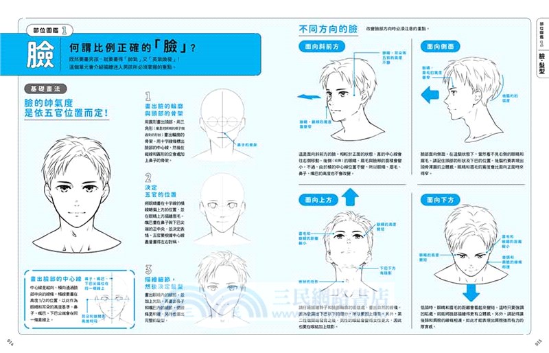 動漫男角繪製技法攻略：5大細節×900多張圖例，畫出獨特亮眼人物