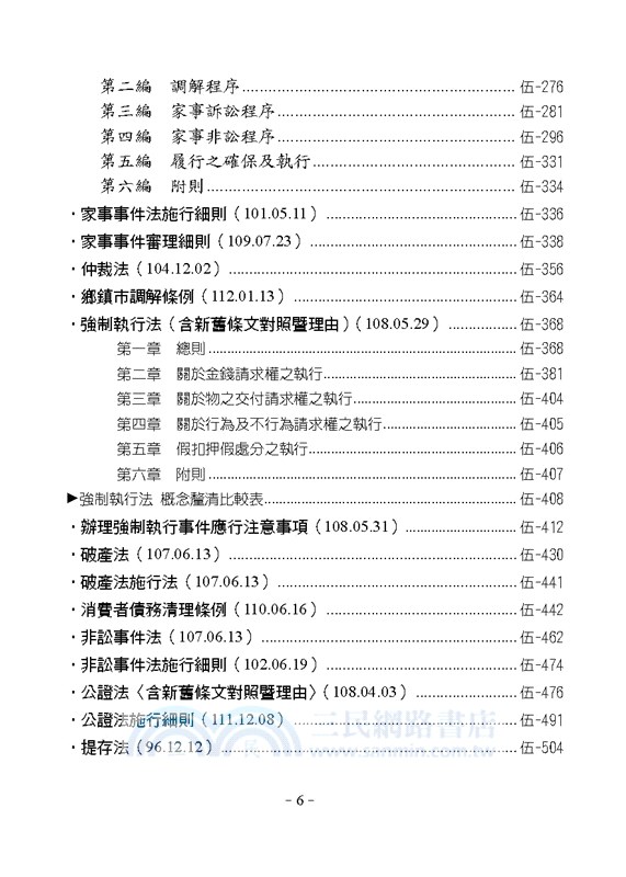 攻略分科六法(五本不分售)