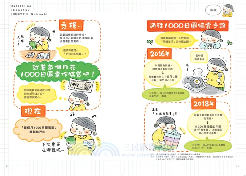 獨居女子的生活小犒賞：每月1000日圓的幸福提案（隨書附贈生活期許小卡）