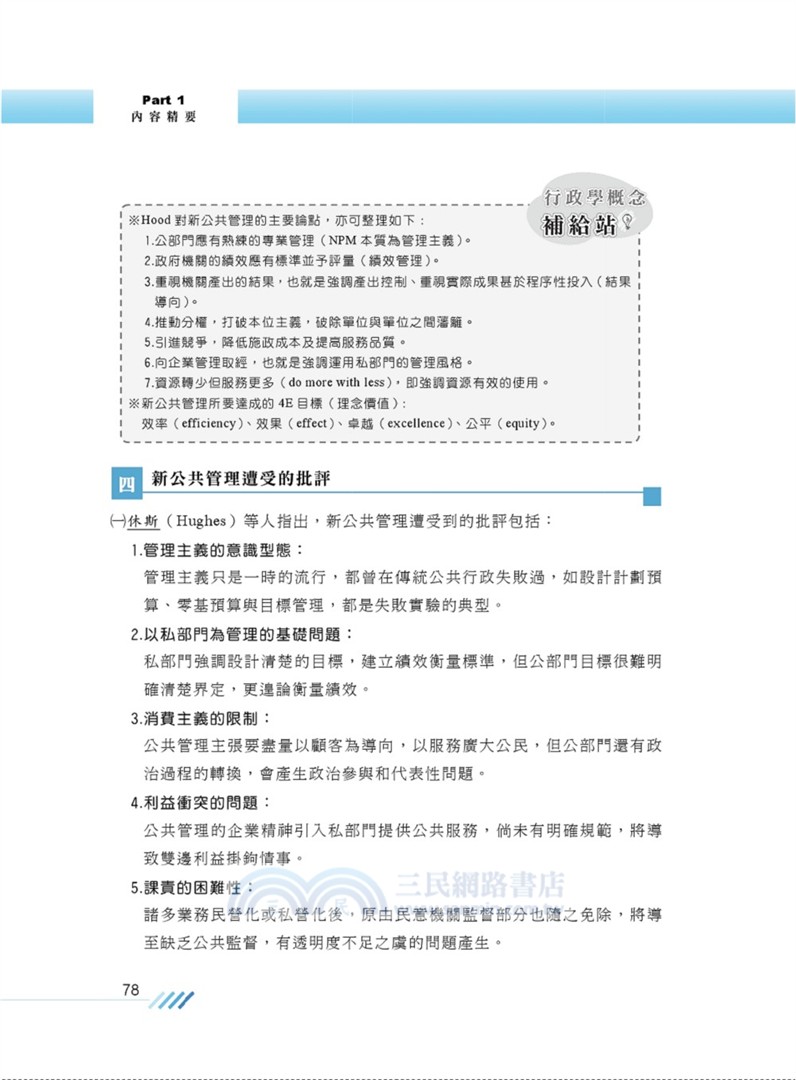 行政學概要