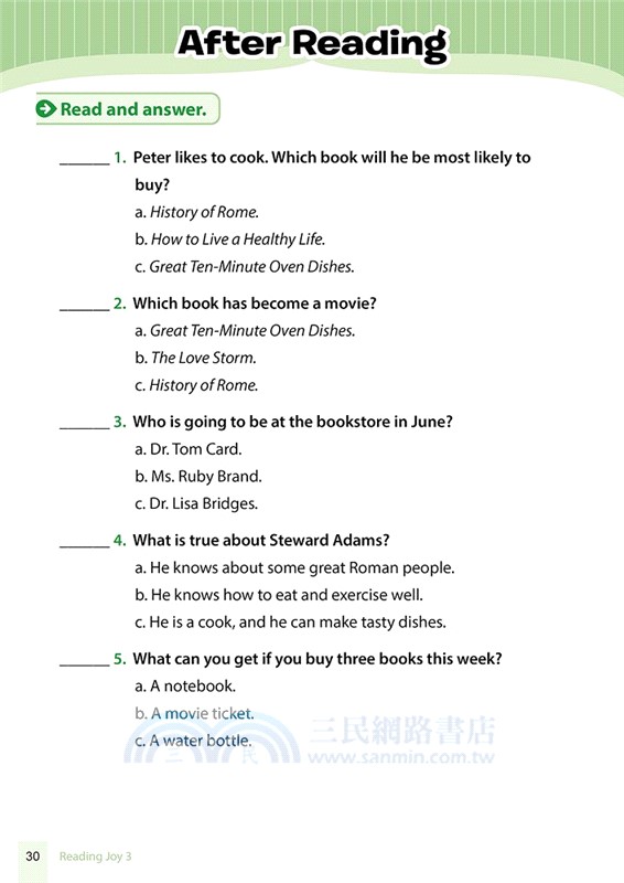 Reading Joy 3 (12個多元閱讀主題+線上資源+QR CODE音檔)