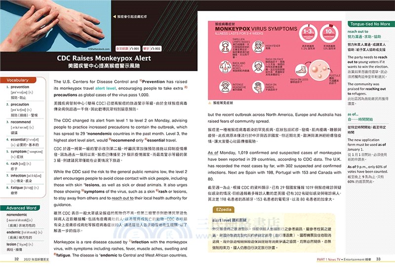 2022年度新聞英文：疫情下的台灣（附QR Code 線上音檔）