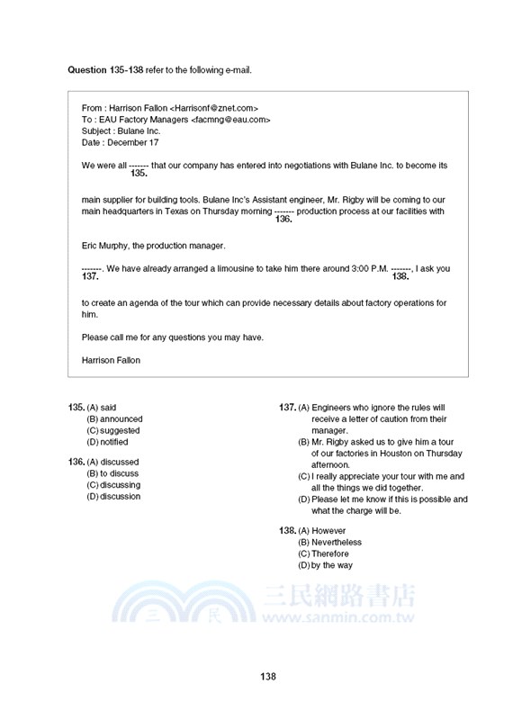 斯巴達式：新多益實戰模擬題1000題Reading