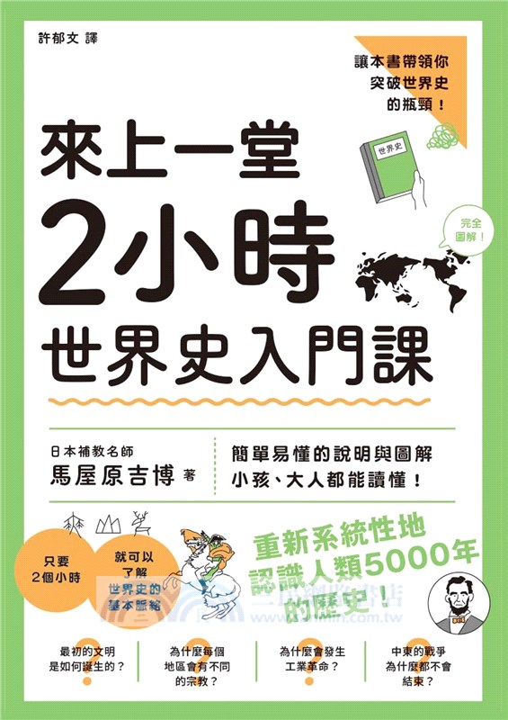 來上一堂2小時世界史入門課