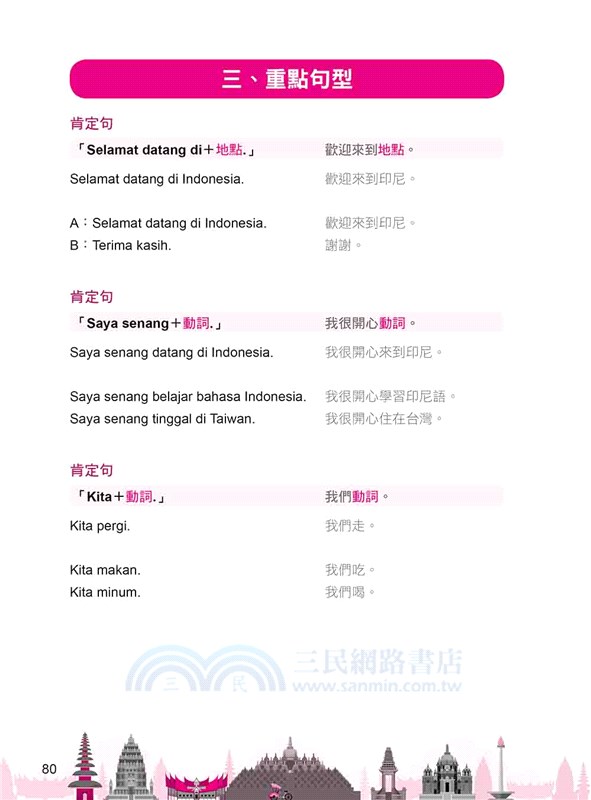 印尼語輕鬆學（新版）（隨書附作者親錄標準印尼語發音＋朗讀音檔QR Code）