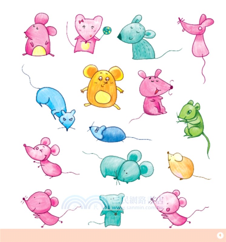 超豐富！色鉛筆簡筆畫5000例（上）生物篇：簡單又實用，只要4個步驟，輕鬆畫出全世界，Procreate電繪、手繪初學者必備工具書