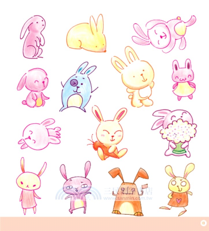 超豐富！色鉛筆簡筆畫5000例（上）生物篇：簡單又實用，只要4個步驟，輕鬆畫出全世界，Procreate電繪、手繪初學者必備工具書