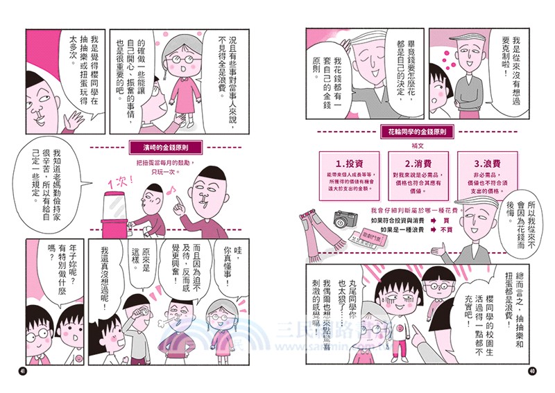 跟著櫻桃小丸子學理財