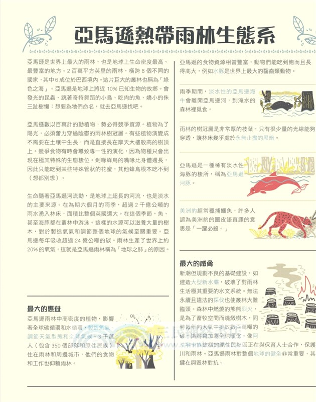 美麗的地球：圖解生態系，了解我們生存的自然環境