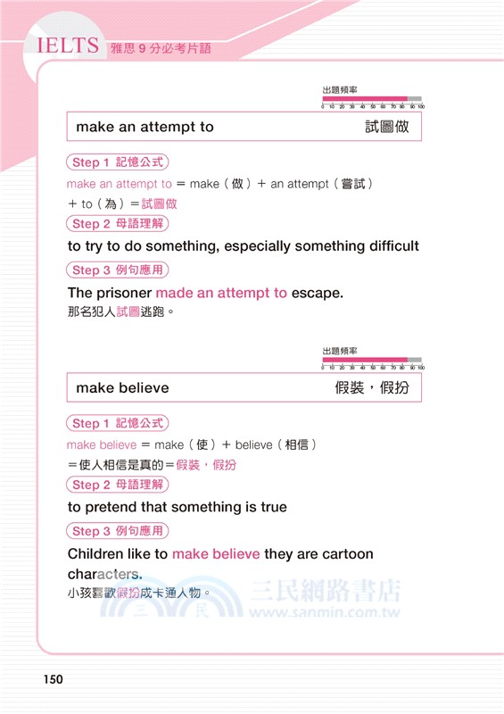 IELTS雅思9分必考片語：超有效記憶公式，看過就記住，一背忘不了