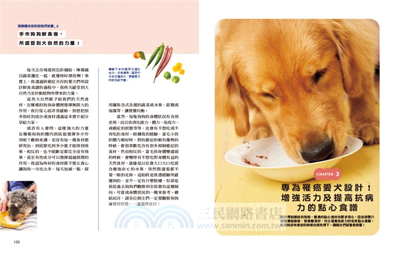 狗狗抗癌飲食全圖解：選用當令食材，自製日常食療及點心料理，每天1碗有效排毒，吃出最強抗病力！