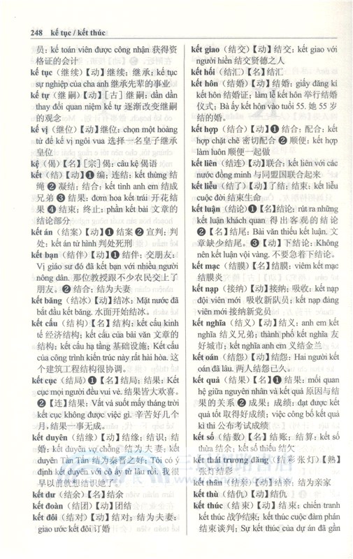 越南語漢越詞詞典（簡體書）