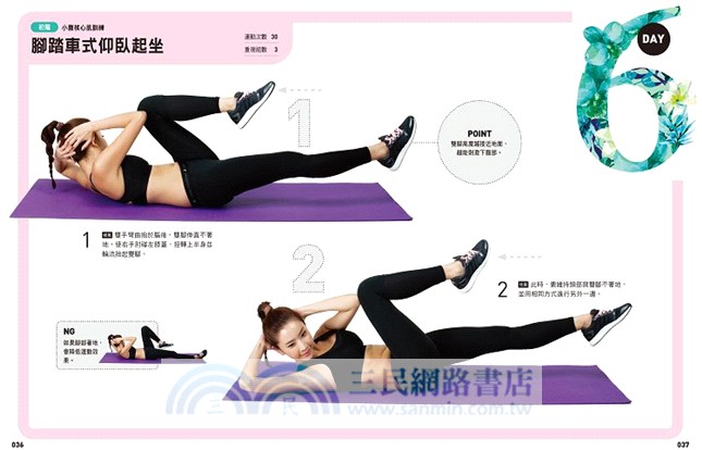 女人必練核心肌！：1天1招7天練出性感小蠻腰＋蜜大腿（套書）