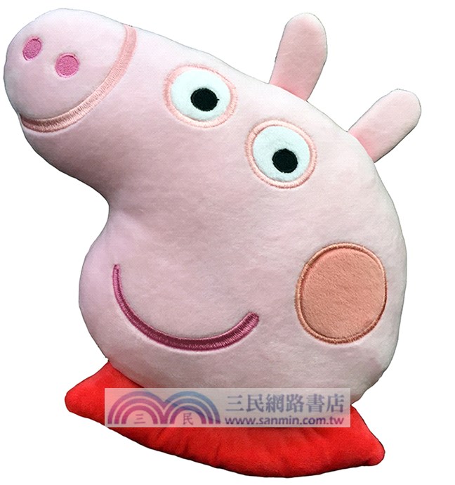 Peppa Pig粉紅豬小妹歡樂耶誕禮物盒（四冊中英雙語套書＋中英雙語DVD＋獨家限量佩佩頭型午安枕）