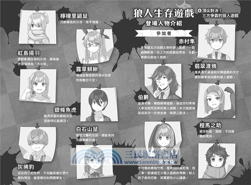 「狼人生存遊戲」系列【第2輯】（6-10集，共五冊，限量加贈「作繪者印簽小卡+心機狼人透明書籤2款」）