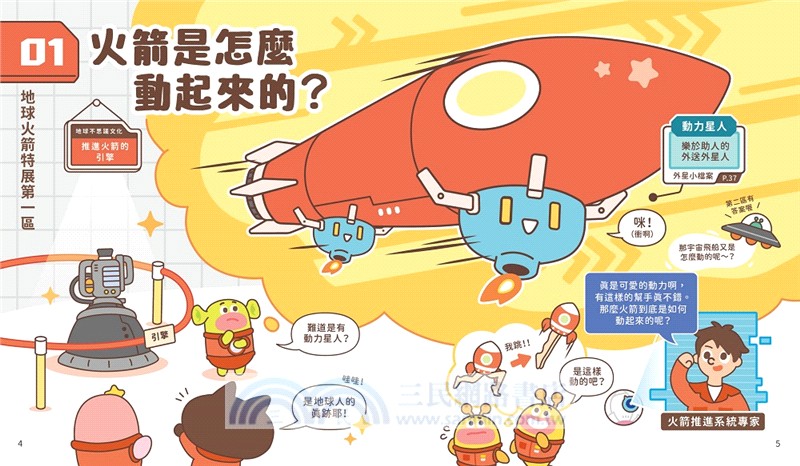 神奇的太空飛行器：火箭【首刷限量附贈「DIY手指偶」！】