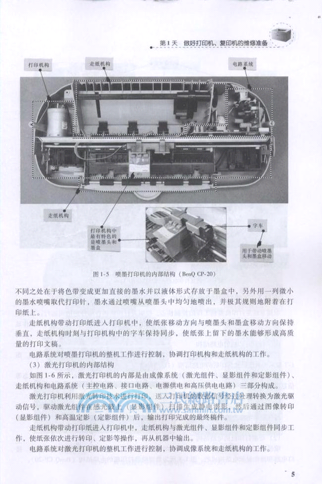 9天練會打印機/複印機維修（簡體書）