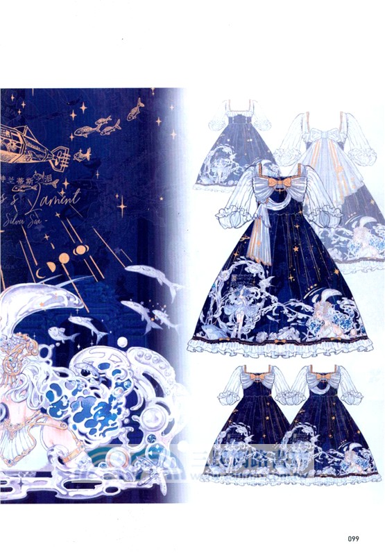 幻夢衣櫥：美少女洋裝柄圖設計圖鑒（簡體書）