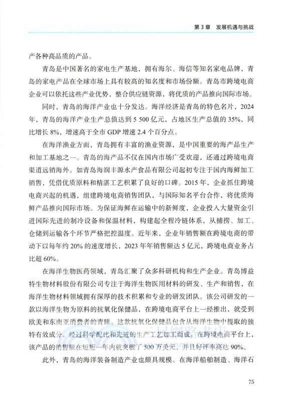 青島市跨境電商行業發展與人才需求戰略研究（簡體書）