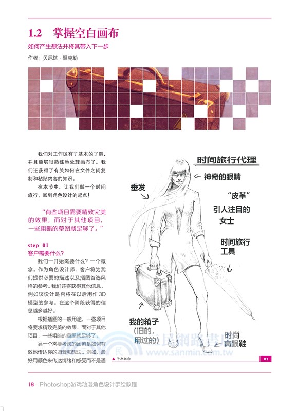 Photoshop遊戲動漫角色設計手繪教程（簡體書）