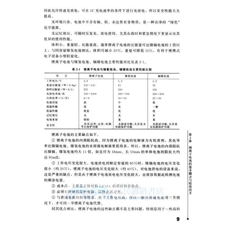鋰離子電池原理與關鍵技術（簡體書）