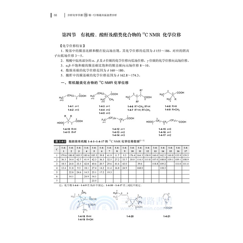 分析化學手冊(第三版)7B：碳-13核磁共振波譜分析（簡體書）