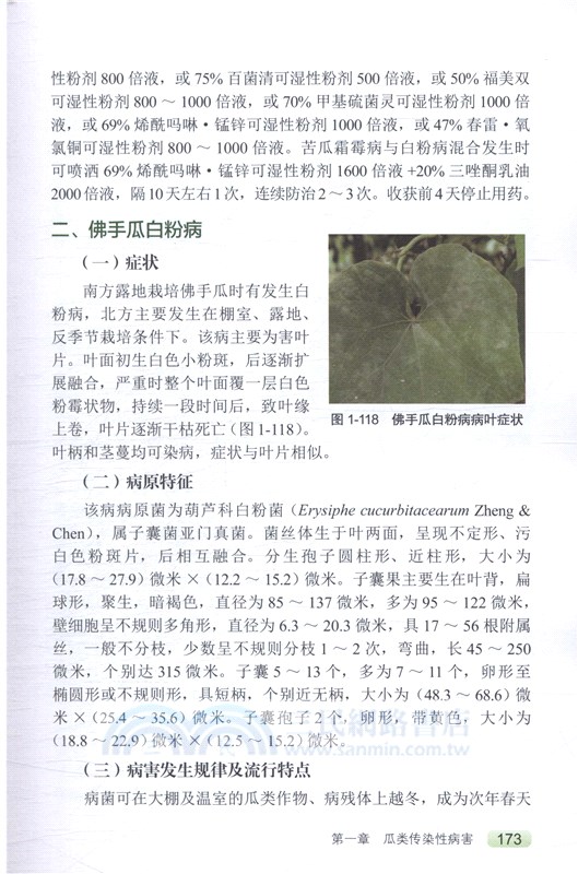 瓜類蔬菜病蟲害現代防治技術大全（簡體書）