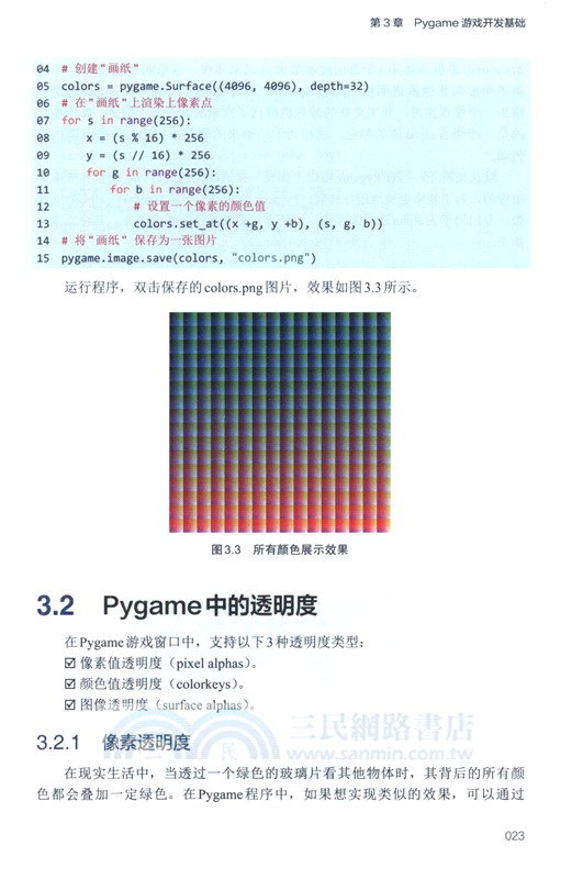 Python遊戲開發從入門到進階實戰（簡體書）
