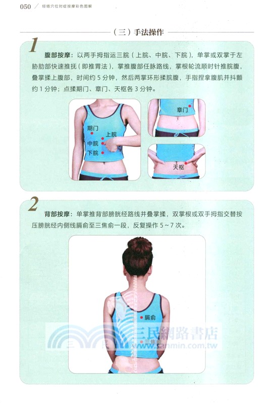 經絡穴位對症按摩彩色圖解（簡體書）