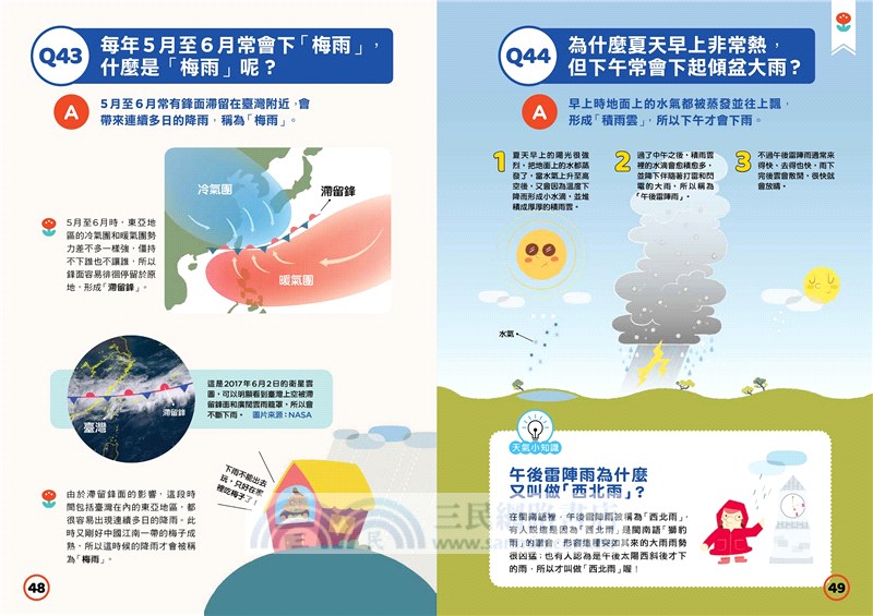 天氣100問+地震100問套書（共二冊）