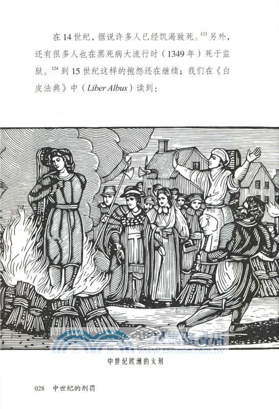 中世紀的刑罰：罪犯‧女巫‧瘋子（簡體書）